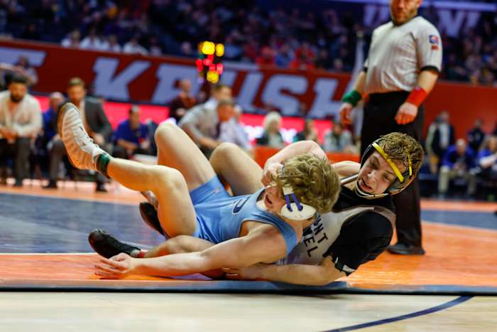 Illinois state wrestling championships February 18 2023 Nate Latsch 15422